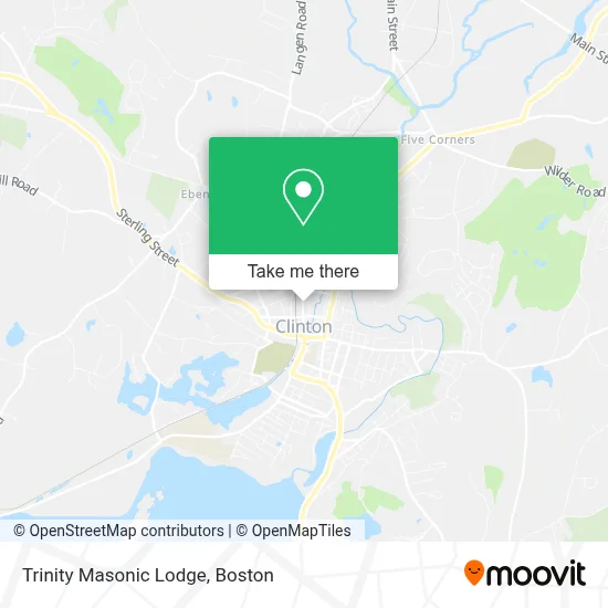 Trinity Masonic Lodge map