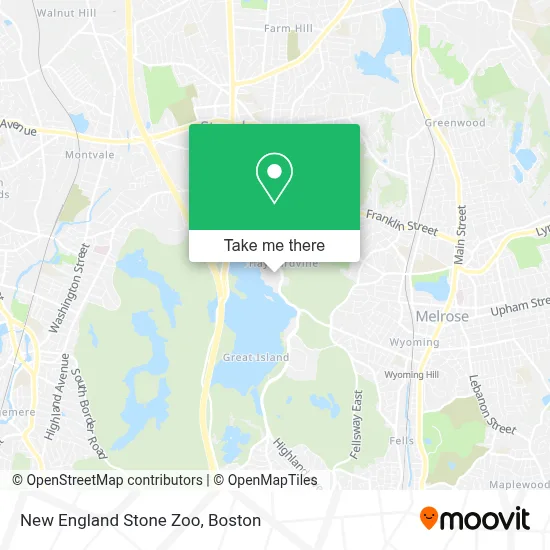 New England Stone Zoo map
