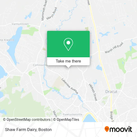 Shaw Farm Dairy map