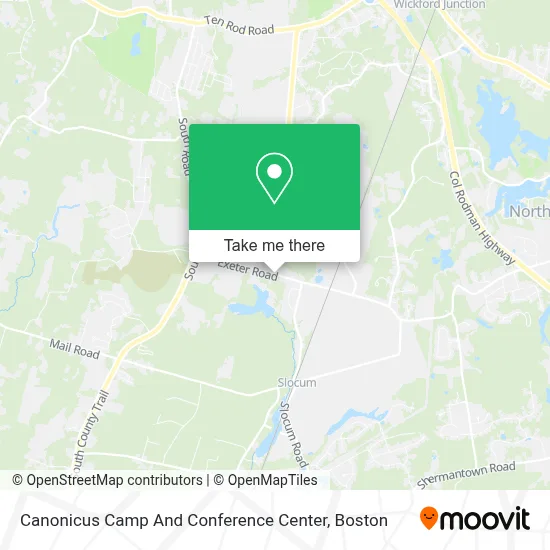 Canonicus Camp And Conference Center map