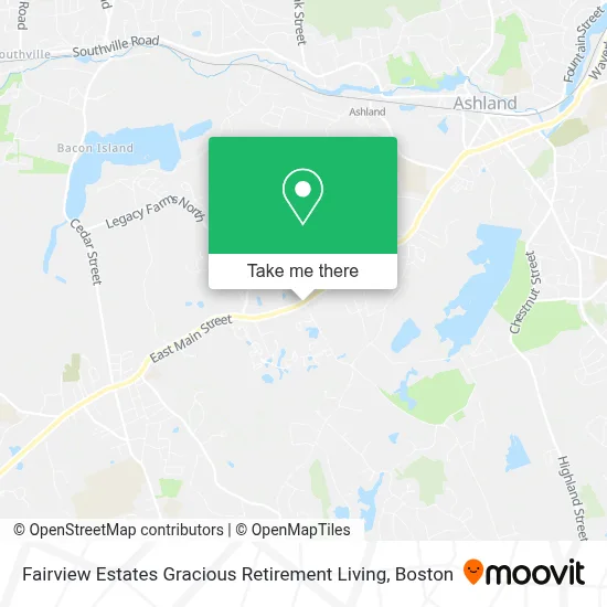 Fairview Estates Gracious Retirement Living map