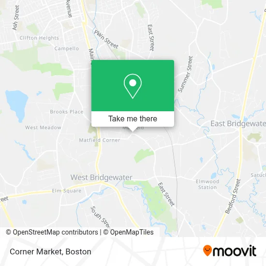 Corner Market map