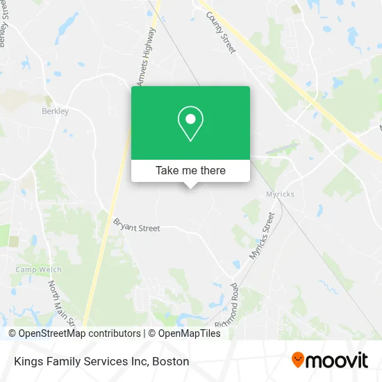 Kings Family Services Inc map
