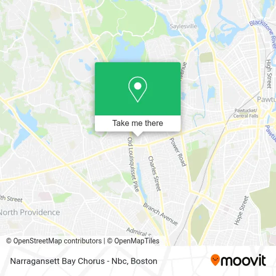 Narragansett Bay Chorus - Nbc map