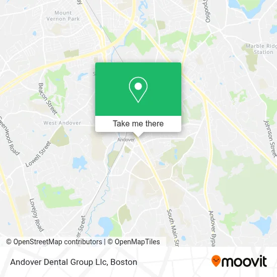 Andover Dental Group Llc map
