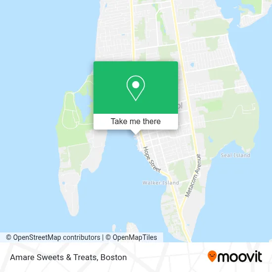 Amare Sweets & Treats map