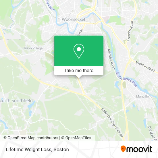Lifetime Weight Loss map