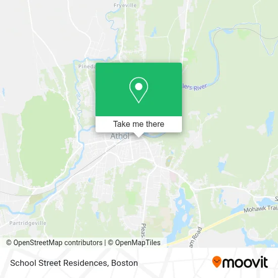 School Street Residences map