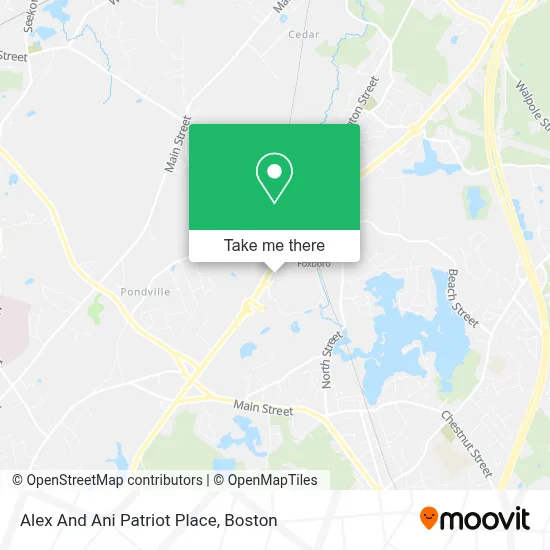 Alex And Ani Patriot Place map