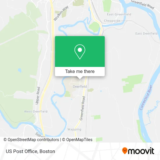 Us Post Office map