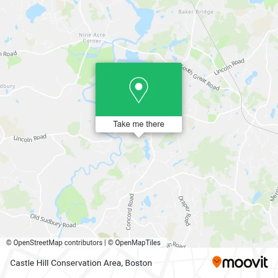 Castle Hill Conservation Area map