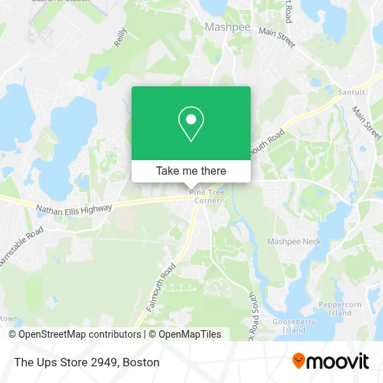 The Ups Store 2949 map
