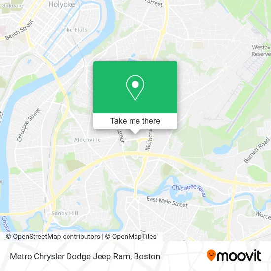 Metro Chrysler Dodge Jeep Ram map