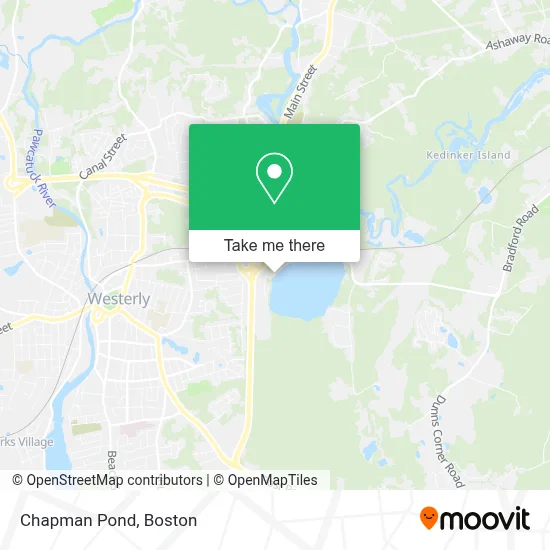 Chapman Pond map
