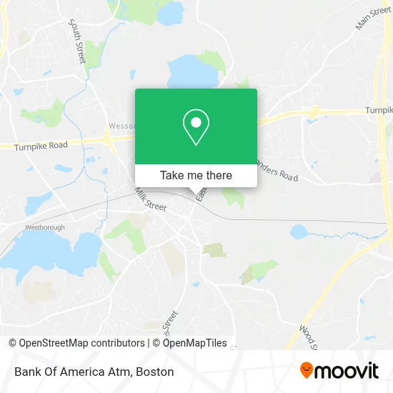 Bank Of America Atm map