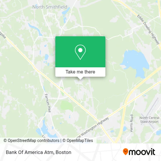 Bank Of America Atm map