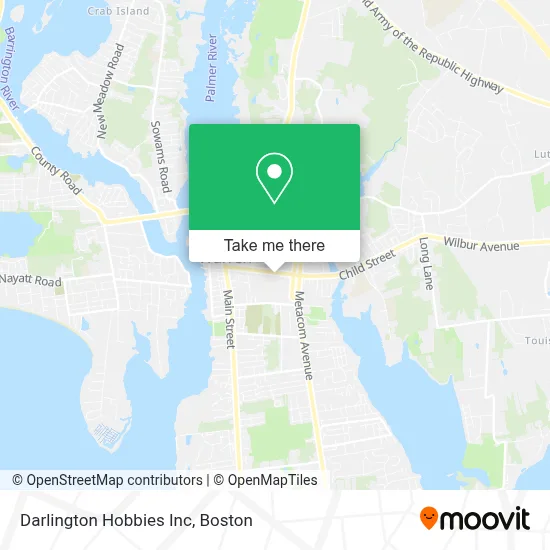 Darlington Hobbies Inc map