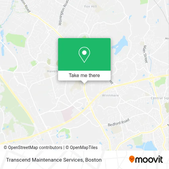 Transcend Maintenance Services map