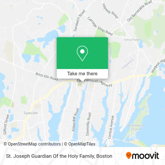 St. Joseph Guardian Of the Holy Family map