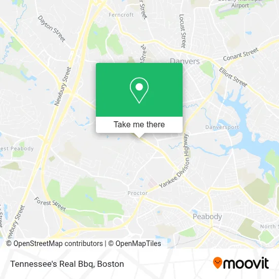 Tennessee's Real Bbq map