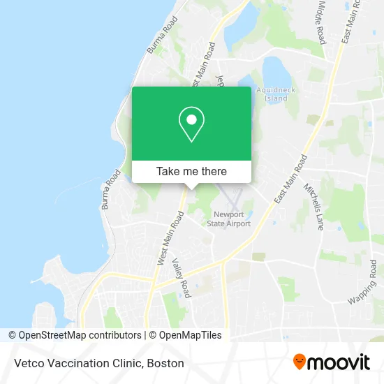 Vetco Vaccination Clinic map