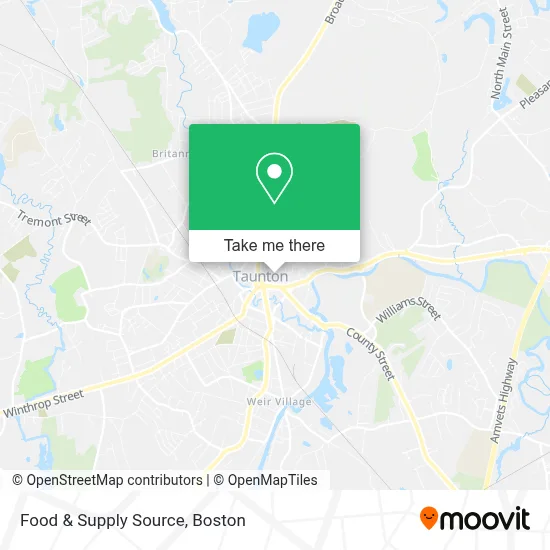 Food & Supply Source map