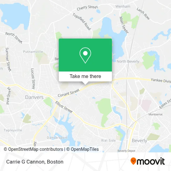 Carrie G Cannon map