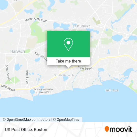 Us Post Office map