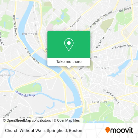 Church Without Walls Springfield map
