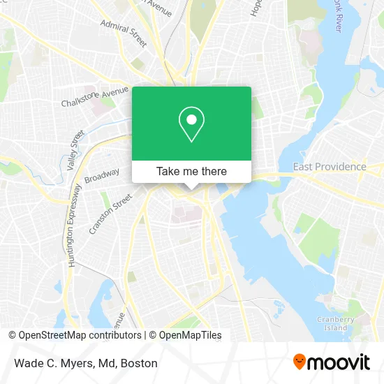 Wade C. Myers, Md map