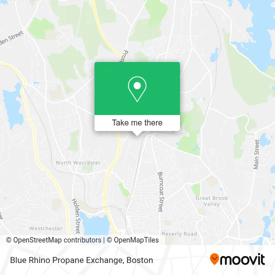 Blue Rhino Propane Exchange map