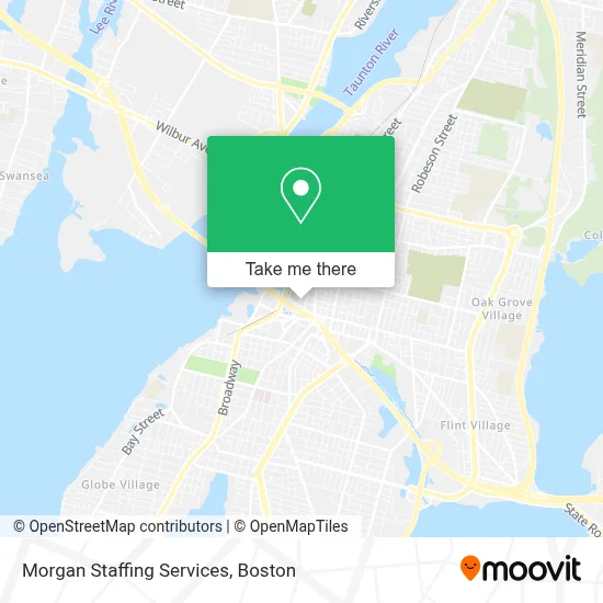 Morgan Staffing Services map