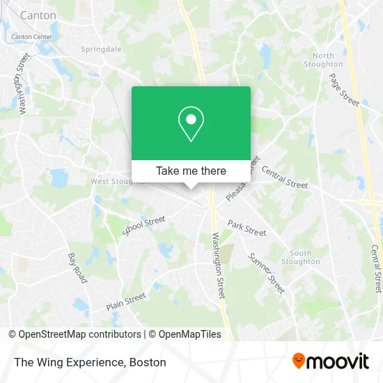 The Wing Experience map