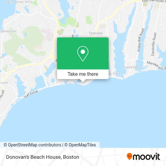 Donovan's Beach House map