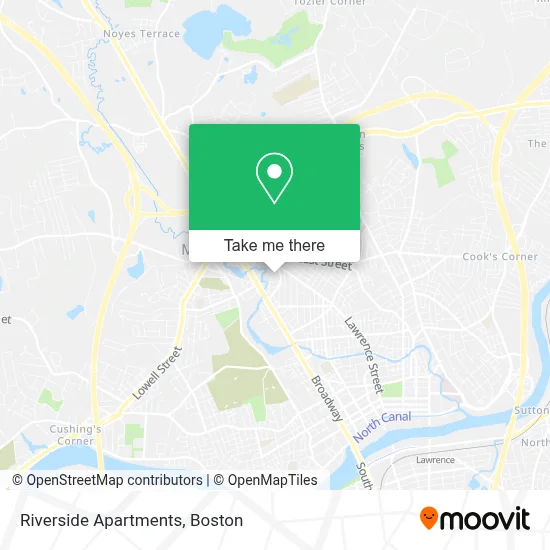 Riverside Apartments map