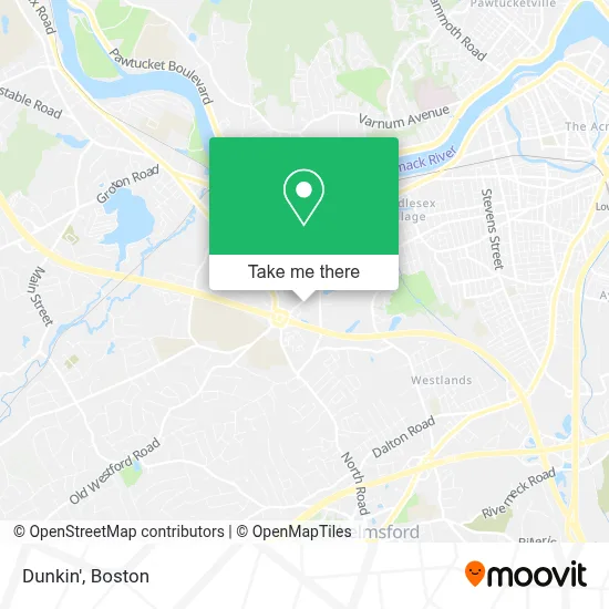 Dunkin' map