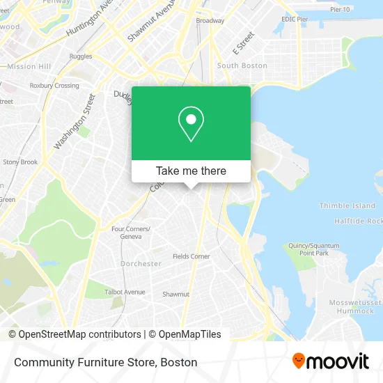 Community Furniture Store map