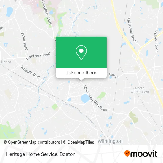 Heritage Home Service map