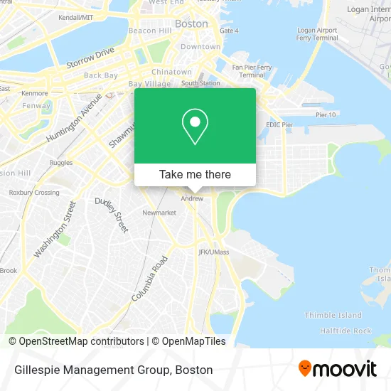 Gillespie Management Group map