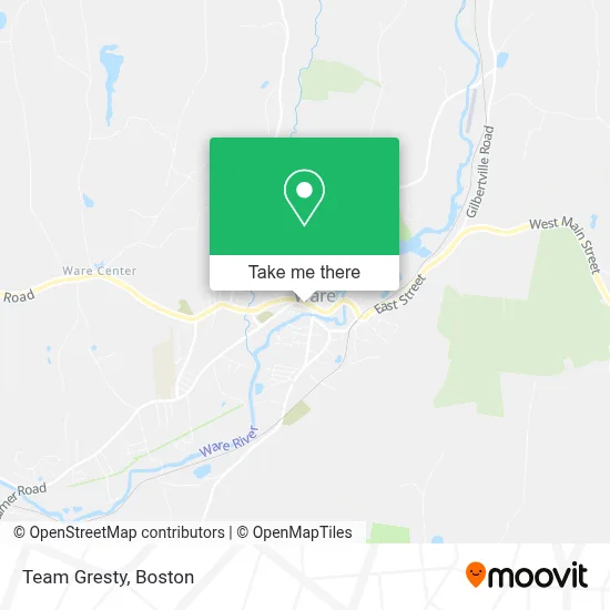 Team Gresty map