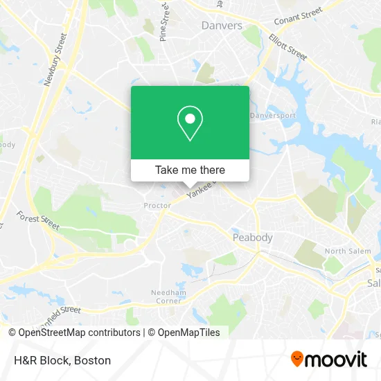 H&R Block map