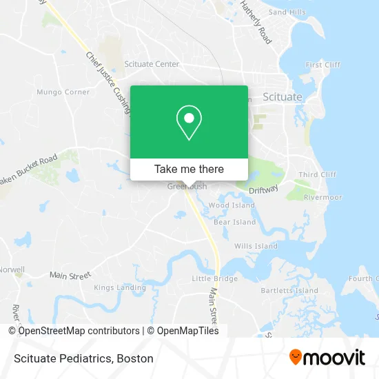 Scituate Pediatrics map