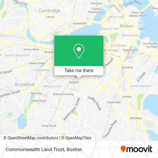 Commonwealth Land Trust map