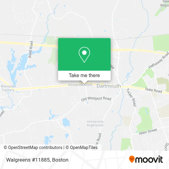 Walgreens #11885 map