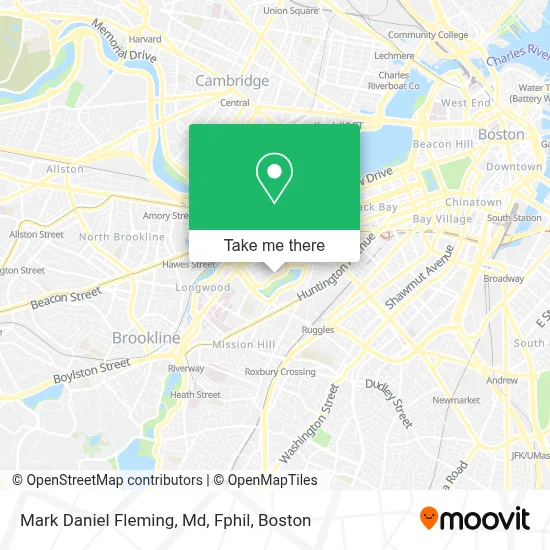 Mark Daniel Fleming, Md, Fphil map