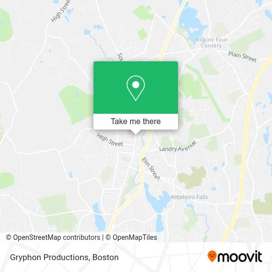 Gryphon Productions map