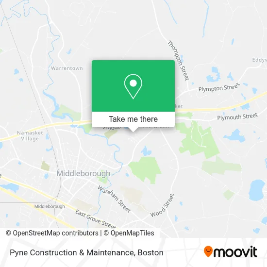 Pyne Construction & Maintenance map