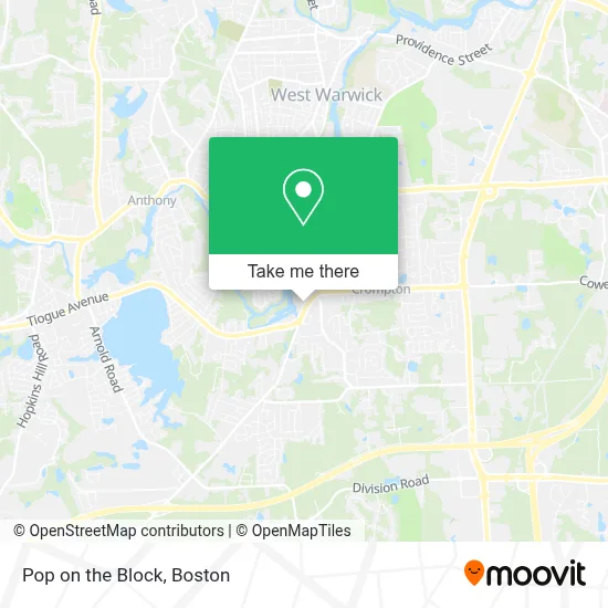 Pop on the Block map