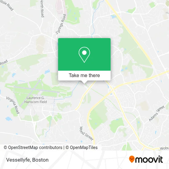 Vessellyfe map