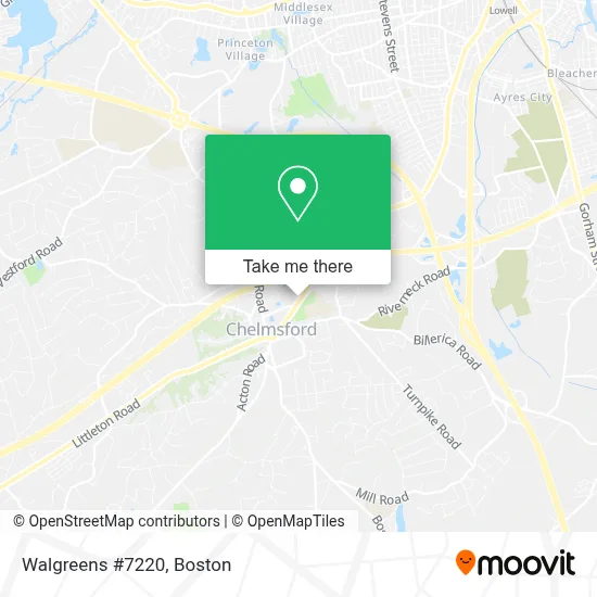Walgreens #7220 map